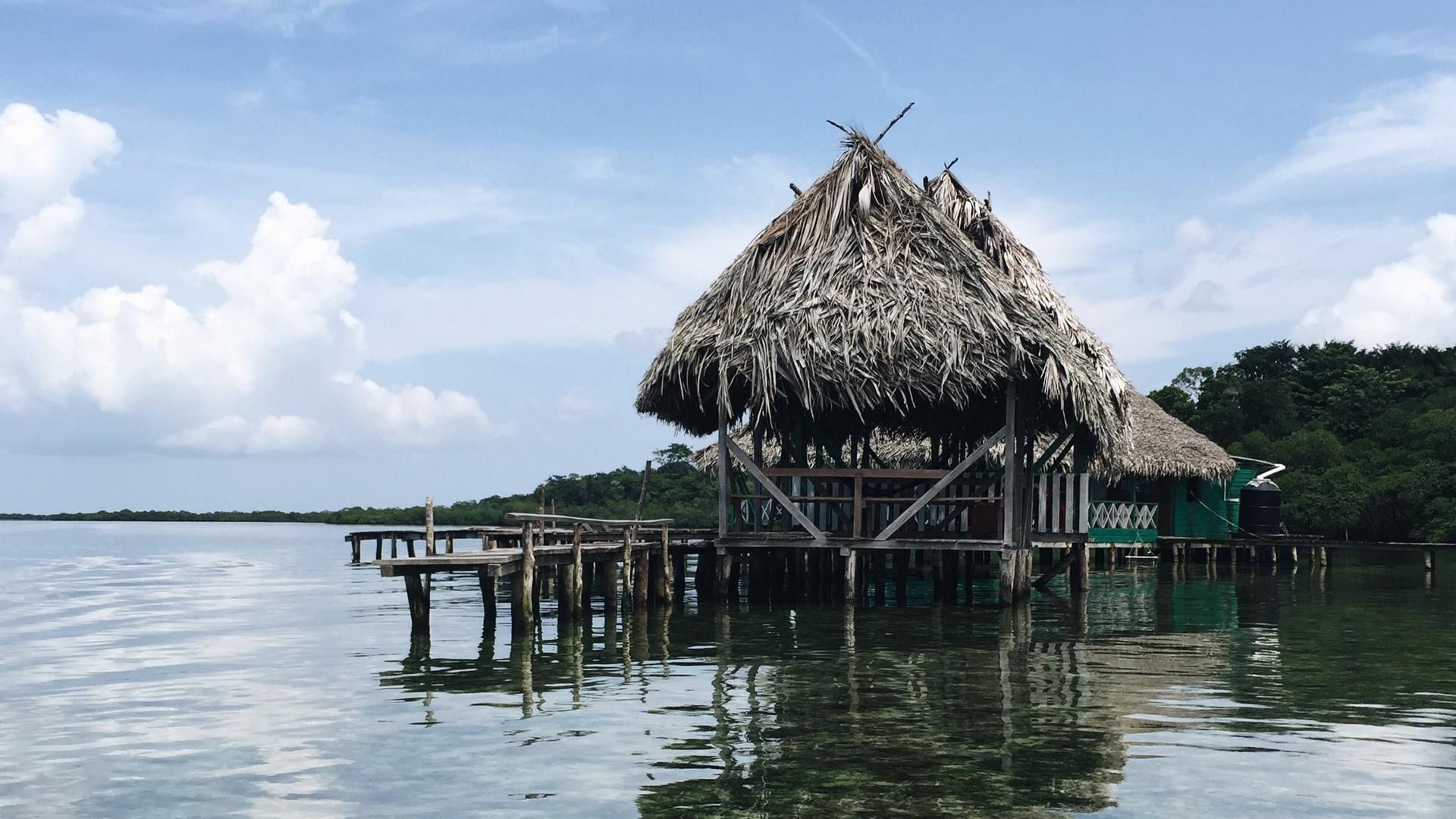 cottages on body of water